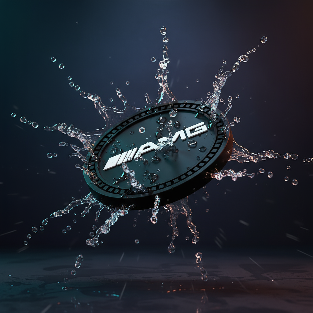 Mercedes Benz AMG Silicone Coasters